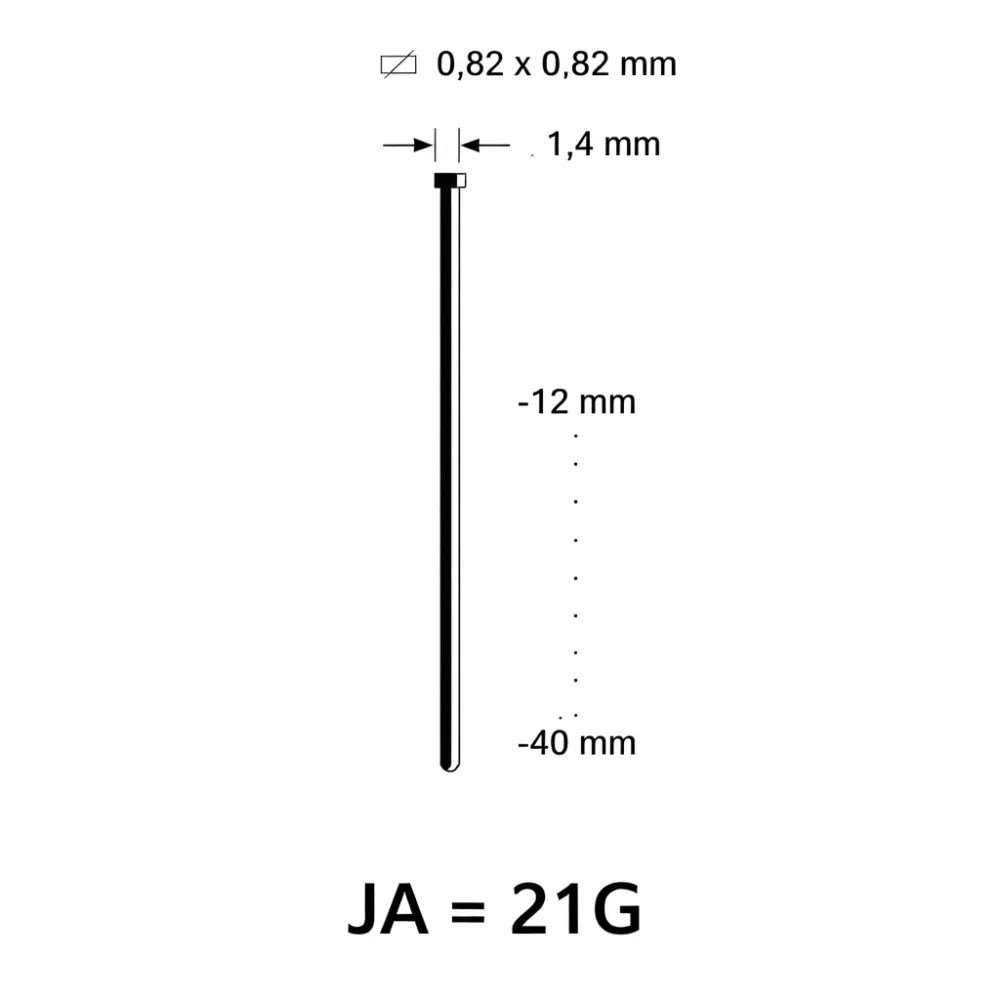 Press Microbrads JA-13 mm cnkha | 10000 stuks