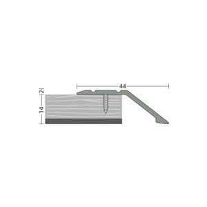 [221041410] Afloopstrip 14mm schroef Goud 10x270cm - nr. 154 | 1542310270