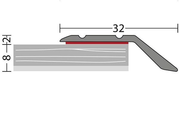 Afloopstrip 8mm ZKL Brons 10x270cm - nr. 146 | 1462412270