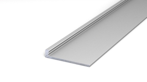 [ZUBPRI7002_1011] Afsluitprofiel dicht 3mm aluminium 10x250cm - nr. 700 | 7001011250