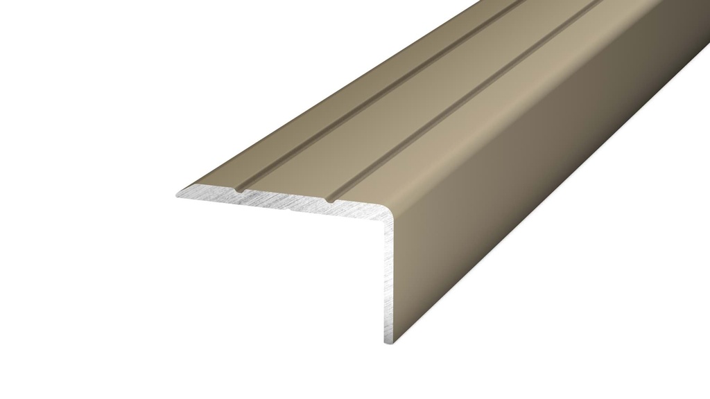 Hoekstrip 25x15 Edelstaal-Mat ZKL 10x270cm (wordt 300cm) - nr. 161 | 1612414270
