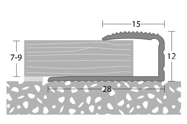 Inschuifstrip nr. 250 7-9mm Brons 10x270cm - nr. 250 | 2502012270