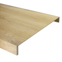 Dubbeltrede PVC zoethout 150x61cm