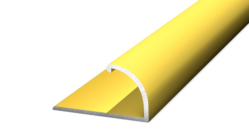 Tapijtafsluitrand ZKL. 25mm Goudkl. Alu 270cm 10stf - nr. 140 | 1402410270