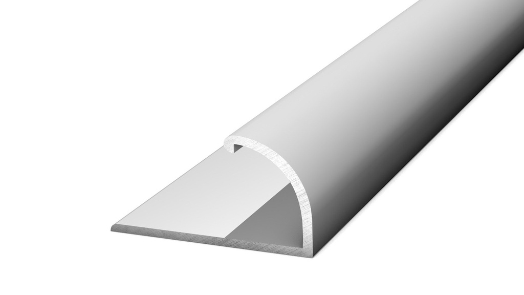 Tapijtafsluitrand ZKL. 25mm Zilver 270cm 10stf - nr. 140 | 1402411270