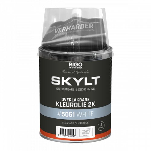 [ZUBRIG02_01] SKYLT Overlakbare Kleurolie 2K White 1 L #5051