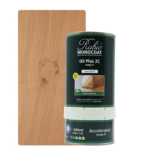 [PARRU2K1_328N] Rubio Monocoat 2C Set 1,3 L Macchiato