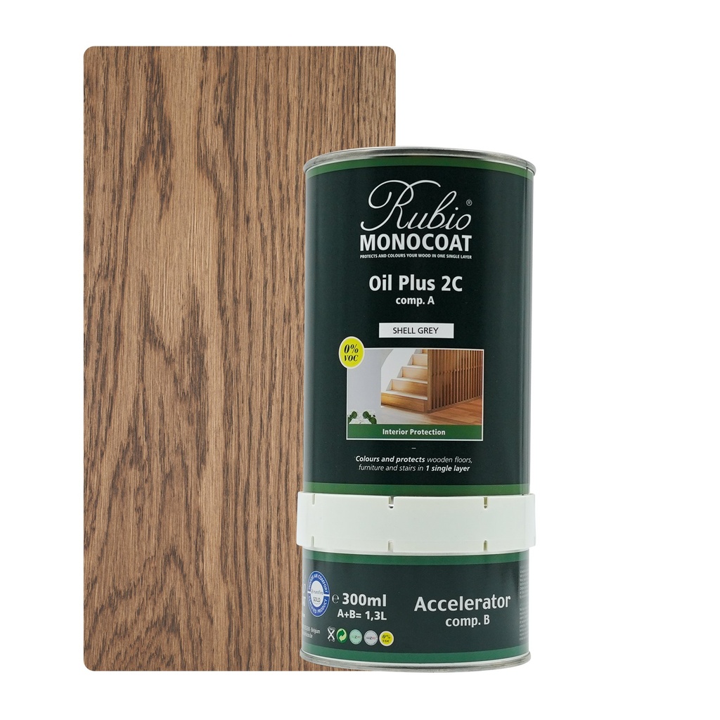 Rubio Monocoat 2C Set 1,3 L Shell grey