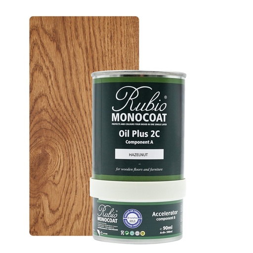 [PARRU2C0_322N] Rubio Monocoat 2C Set 390 ml Hazelnut