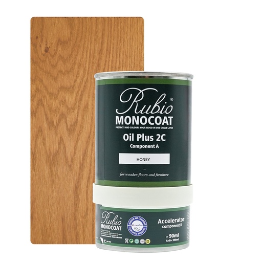 [PARRU2C0_323N] Rubio Monocoat 2C Set 390 ml Honey