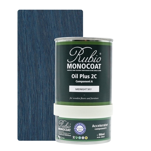 [PARRU2C0_329N] Rubio Monocoat 2C Set 390 ml Midnight Sky