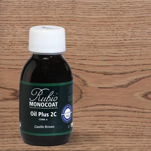 [PARRUCA1_007] Rubio Monocoat Comp. A 100 ml Castle Brown