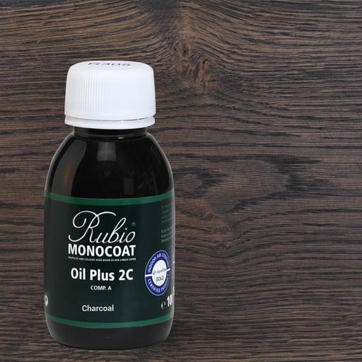 [PARRUCA1_008] Rubio Monocoat Comp. A 100 ml Charcoal