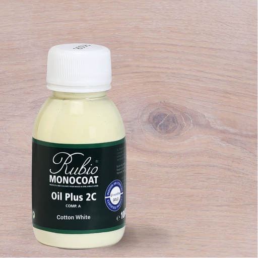 [PARRUCA1_014] Rubio Monocoat Comp. A 100 ml Cotton White