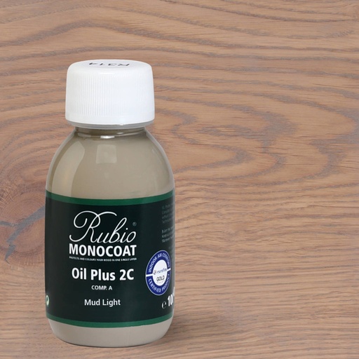[PARRUCA1_027] Rubio Monocoat Comp. A 100 ml Mud Light