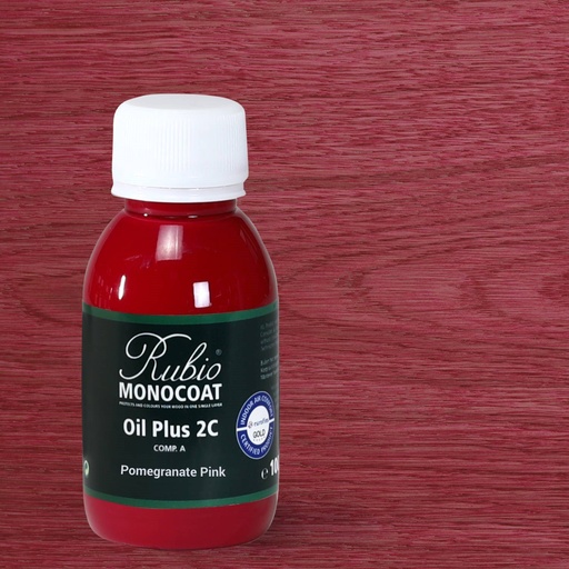 [PARRUCA1_037] Rubio Monocoat Comp. A 100 ml Pomegranate Pink