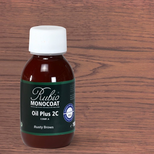 [PARRUCA1_039] Rubio Monocoat Comp. A 100 ml Rusty Brown