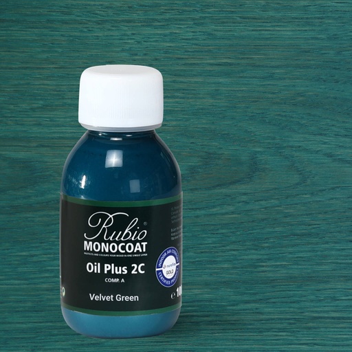 [PARRUCA1_052] Rubio Monocoat Comp. A 100 ml Velvet Green