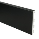 Flexibele Moderne plint 120/90/70x12 RAL 9005