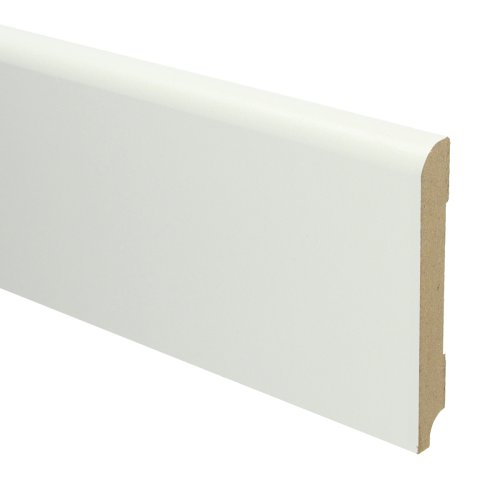 MDF Koloniale plint 120x15 wit voorgelakt RAL 9010