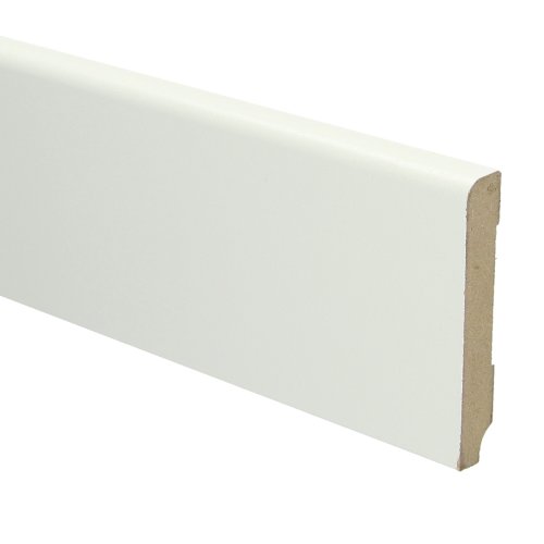 MDF Koloniale plint 90x15 wit voorgelakt RAL 9010