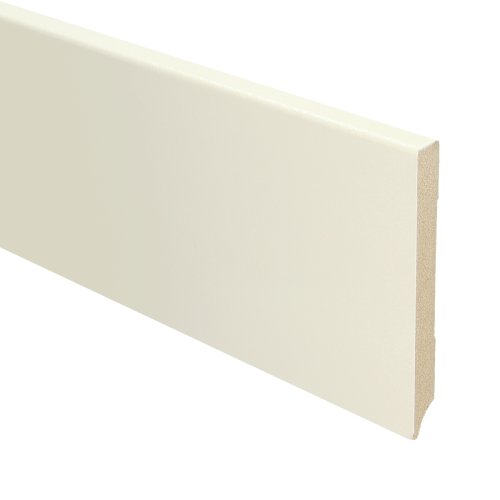 MDF Moderne plint 120x12 voorgelakt katoen