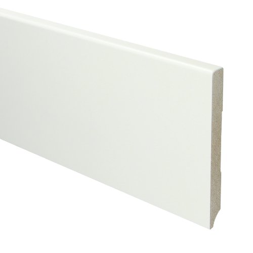 [15950] MDF Moderne plint 120x12 voorgelakt RAL 9016
