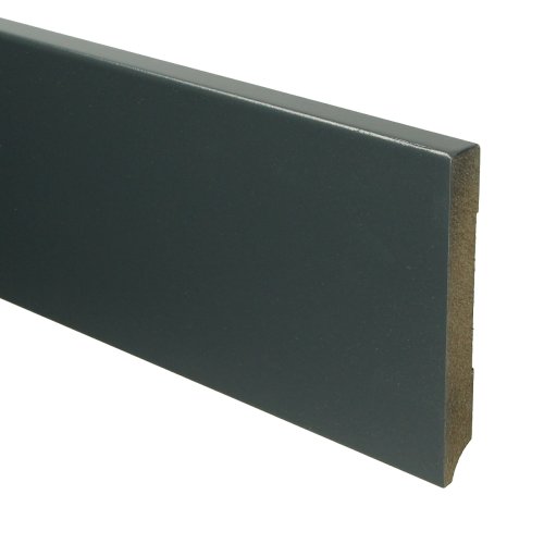 [15959] MDF Moderne plint 120x15 voorgelakt RAL 7016