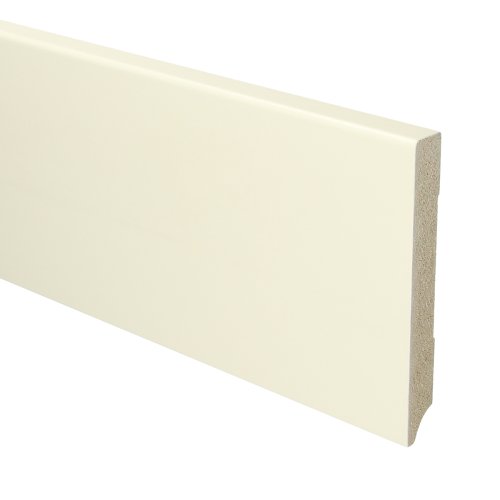 [15929] MDF Moderne plint 120x15 voorgelakt RAL 9001