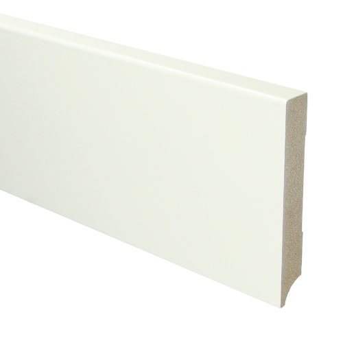 MDF Moderne plint 120x18 voorgelakt RAL 9016