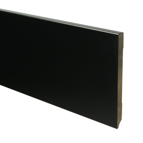 [15942] MDF Moderne plint 150x12 voorgelakt RAL 9005