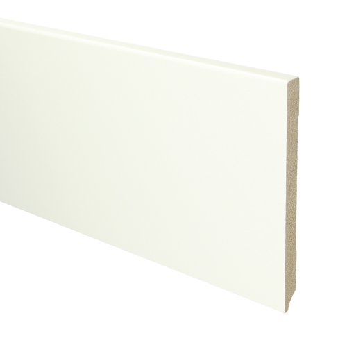 [15960] MDF Moderne plint 150x12 voorgelakt RAL 9016