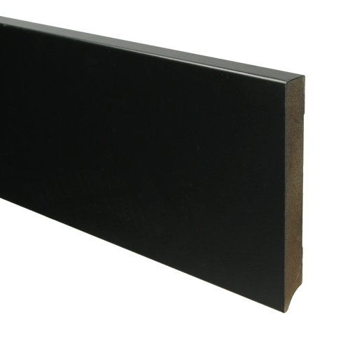 MDF Moderne plint 150x18 voorgelakt RAL 9005