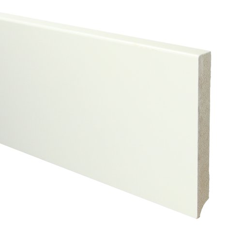 [15965] MDF Moderne plint 150x18 voorgelakt RAL 9016