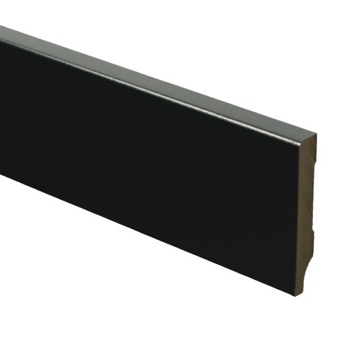 MDF Moderne plint 55x9 voorgelakt RAL 9005