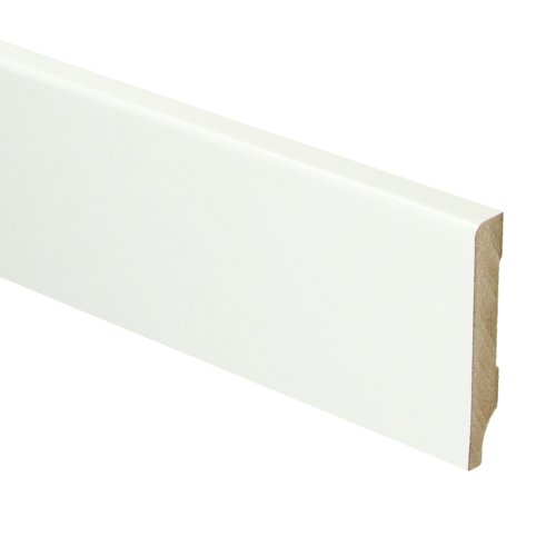 [15970] MDF Moderne plint 55x9 voorgelakt RAL 9016
