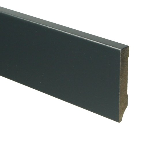 [15954] MDF Moderne plint 70x12 voorgelakt RAL 7016