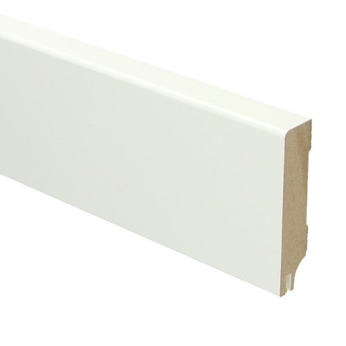 [16331] MDF Moderne plint 70x15 RAL 9010 + uitsparing