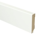 MDF Moderne plint 70x15 RAL 9016 + uitsparing