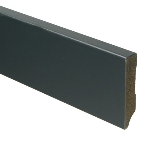 [15957] MDF Moderne plint 70x15 voorgelakt RAL 7016
