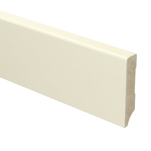 [15927] MDF Moderne plint 70x15 voorgelakt RAL 9001