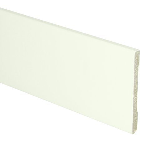 MDF Moderne plint 70x6 wit voorgelakt RAL 9010