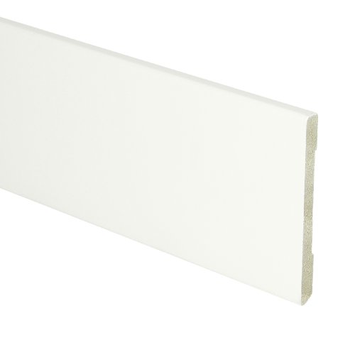 MDF Moderne plint 70x6 wit voorgelakt RAL 9016