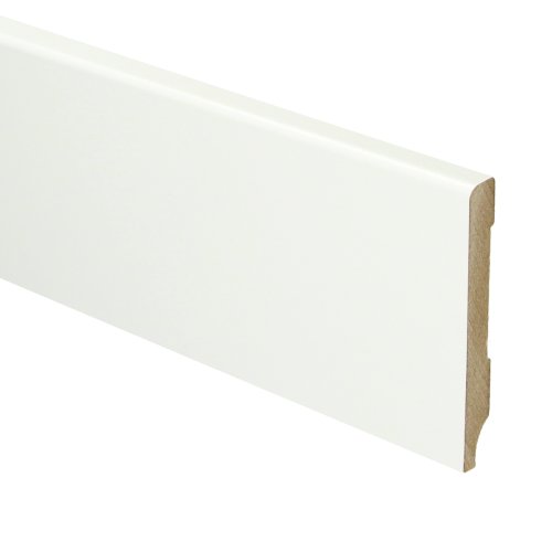 MDF Moderne plint 70x9 voorgelakt RAL 9016