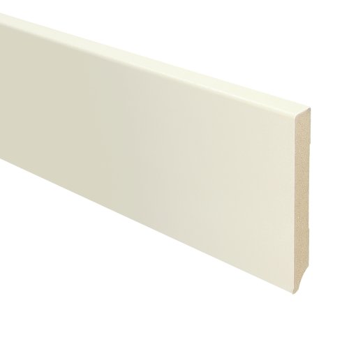 [15702] MDF Moderne plint 90x12 voorgelakt katoen