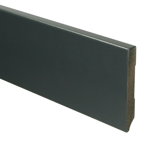 [15955] MDF Moderne plint 90x12 voorgelakt RAL 7016