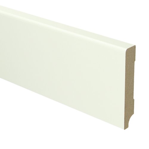 [16032] MDF Moderne plint 90x15 wit voorgelakt RAL 9010