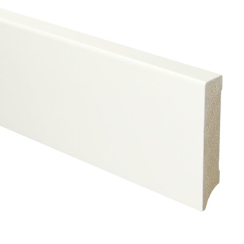 MDF Moderne plint 90x18 voorgelakt RAL 9016