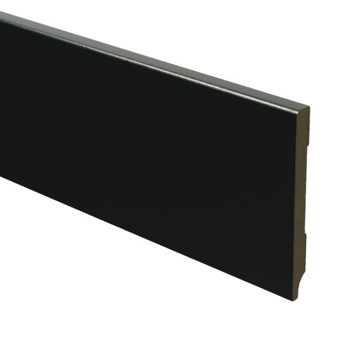 [15968] MDF Moderne plint 90x9 voorgelakt RAL 9005
