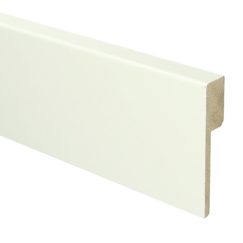 [16022] MDF Renovatieplint modern 90x18 voorgelakt RAL 9010